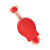 Nasstoys Clit-Tastic Rose Bud Dual Massager, Red