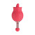 Nasstoys Clit-Tastic Rose Bud Dual Massager, Red