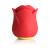 Lickgasm Sweet Kiss Kissing & Vibrating Rose Clitoral Stimulator, Red