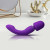 Blush Wellness Dual Sense Rechargeable Silicone Dual Ended G-Spot & Wand Vibrator, Purple