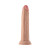 Shaft Model J: Dual Density Silicone Dildo with Suction Cup, 7.6 Inch insertable, 1.66 Inch Max Width, Pine