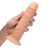 Thump It Vibrating & Thumping Silicone Dildo, 7.1 Inch Insertable, 1.7 Inch Max Width, Light Skin Thump It Vibrating & Thumping Silicone Dildo, 7.1 Inch Insertable, 1.7 Inch Max Width, Light Skin