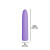 Simple & True Eezy Pleezy Classic 5.5 Inch Vibrator, Purple Simple & True Eezy Pleezy Classic 5.5 Inch Vibrator, Purple