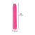 Simple & True Eezy Pleezy Classic 7 Inch Vibrator, Pink Simple & True Eezy Pleezy Classic 7 Inch Vibrator, Pink