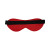 Rouge Fetish Play Vegan Blindfold, Red