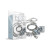 Nixie Metal Butt Plug & Handcuffs Set, Silver