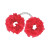 Hott Products Blossom Luv Cuffs Flower Hand Cuffs, Red Hott Products Blossom Luv Cuffs Flower Hand Cuffs, Red