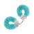 Ouch! Heavy-Duty Fluffy Handcuffs, Blue Ouch! Heavy-Duty Fluffy Handcuffs, Blue