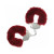 Ouch! Heavy-Duty Fluffy Handcuffs, Burgundy Ouch! Heavy-Duty Fluffy Handcuffs, Burgundy