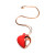 Charmed 10X Vibrating Silicone Heart Necklace Charmed 10X Vibrating Silicone Heart Necklace