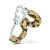 Temptasia Adjustable Faux Fur Cuffs, Leopard