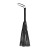 Ouch! Skulls & Bones 23.4 Inch Skull Whip Flogger, Black