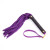 Ple'sur Mini Leather Flogger, Purple