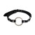 Rouge Fetish Play Vegan O-Ring Gag, Black