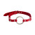 Rouge Fetish Play Vegan O-Ring Gag, Red