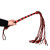 Prowler RED Long Handle Flogger, Black & Red Prowler RED Long Handle Flogger, Black & Red