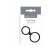Me You Us Dual Ring Double Cock Ring Set, Black
