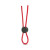 Stay Hard Silicone Loop Lasso/Bolo Cock Ring, Red
