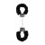 Ouch! Black & White Pleasure Furry Handcuffs with Quick-Release Button Ouch! Black & White Pleasure Furry Handcuffs with Quick-Release Button