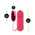 Blush B Yours Power Bullet Remote-Controlled Egg Vibrator, Cerise Blush B Yours Power Bullet Remote-Controlled Egg Vibrator, Cerise