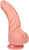 The Grower by FUKENA - Posable Realistic Dual Density Silicone Dildo with Balls & Suction Cup, 7.0 Inch Insertable, 2.1 Inch Max Width, Light Skin