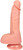 The Tease by FUKENA - Posable Realistic Dual Density Silicone Dildo with Balls & Suction Cup, 6.5 Inch Insertable, 1.8 Inch Max Width, Light Skin