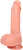 The Tease by FUKENA - Posable Realistic Dual Density Silicone Dildo with Balls & Suction Cup, 6.5 Inch Insertable, 1.8 Inch Max Width, Light Skin