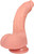 The Tease by FUKENA - Posable Realistic Dual Density Silicone Dildo with Balls & Suction Cup, 6.5 Inch Insertable, 1.8 Inch Max Width, Light Skin
