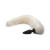 Tailz Snap-On Interchangeable Fox Tail without Plug, White Tailz Snap-On Interchangeable Fox Tail without Plug, White