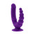 Evolved The Rider Double Vibrator, Purple Evolved The Rider Double Vibrator, Purple