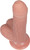 The Quarterback by FUKENA - Realistic Dual Density Silicone Dildo with Balls & Suction Cup, 5.5 Inch Insertable, 1.4 Inch Max Width, Light Skin