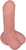 The Quarterback by FUKENA - Realistic Dual Density Silicone Dildo with Balls & Suction Cup, 5.5 Inch Insertable, 1.4 Inch Max Width, Light Skin