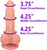 The Adonis by FUKENA - Realistic Dual Density Silicone Dildo with Balls & Suction Cup, 5.0 Inch Insertable, 1.45 Inch Max Width, Light Skin