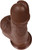 The Billionaire by FUKENA - Realistic Dual Density Silicone Dildo with Balls & Suction Cup, 3.0 Inch Insertable, 1.4 Inch Max Width, Dark Skin The Billionaire by FUKENA - Realistic Dual Density Silicone Dildo with Balls & Suction Cup, 3.0 Inch Insertable, 1.4 Inch Max Width, Dark Skin
