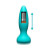 A-Play Thrust Experienced Rechargeable Silicone Anal Plug with Remote, Teal A-Play Thrust Experienced Rechargeable Silicone Anal Plug with Remote, Teal
