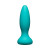 A-Play Vibe Adventurous Rechargeable Silicone Anal Plug with Remote, Teal A-Play Vibe Adventurous Rechargeable Silicone Anal Plug with Remote, Teal