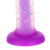 Addiction Rave 8 Inch Bendable Glow-in-the-Dark Silicone Dildo, 6.6 Inch Insertable, Purple Confetti Addiction Rave 8 Inch Bendable Glow-in-the-Dark Silicone Dildo, 6.6 Inch Insertable, Purple Confetti