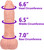 The Viking by FUKENA - Realistic Dual Density Silicone Dildo with Balls & Suction Cup, 8.0 Inch Insertable, 2.2 Inch Max Width, Light Skin
