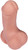 The Policeman by FUKENA - Small Realistic Dual Density Silicone Dildo with Balls & Suction Cup, 3.75 Inch Insertable, 1.45 Inch Max Width, Light Skin