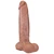 The Roofer by FUKENA - Realistic Dual Density Silicone Dildo with Balls & Suction Cup, 9.0 Inch Insertable, 2.5 Inch Max Width, Medium Skin