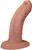 The Extrovert by FUKENA - Posable Realistic Dual Density Silicone Dildo with Suction Cup, 5.75 Inch Insertable, 1.6 Inch Max Width, Medium Skin