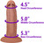 The Extrovert by FUKENA - Posable Realistic Dual Density Silicone Dildo with Suction Cup, 5.75 Inch Insertable, 1.6 Inch Max Width, Medium Skin