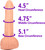 The Charmer by FUKENA - Realistic Dual Density Silicone Dildo with Balls & Suction Cup, 6.25 Inch Insertable, 1.8 Inch Max Width, Light Skin
