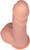 The Charmer by FUKENA - Realistic Dual Density Silicone Dildo with Balls & Suction Cup, 6.25 Inch Insertable, 1.8 Inch Max Width, Light Skin