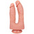 The Twins by FUKENA - Double Penetration Realistic Dual Density Silicone Dildo with Suction Cup, 6.25 Inch Insertable, 1.6 Inch Max Width, Light Skin