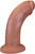 The Introvert by FUKENA - Posable Realistic Dual Density Silicone Dildo with Suction Cup, 6.75 Inch Insertable, 1.9 Inch Max Width, Medium Skin