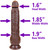 The Intern by FUKENA - Realistic Dual Density Silicone Dildo, 8.25 Inch Insertable, 1.9 Inch Max Width, Dark Skin