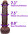 The Inventor by FUKENA - Realistic Dual Density Silicone Dildo, 10.0 Inch Insertable, 2.4 Inch Max Width, Dark Skin