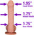 The Southerner by FUKENA - Realistic Dual Density Silicone Dildo, 8.0 Inch Insertable, 1.95 Inch Max Width, Light Skin