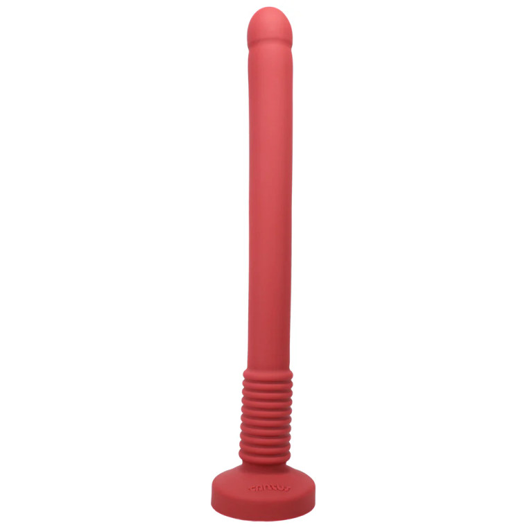 Tantus Snake Dildo, 18.0 Inch Insertable, 1.5 Inch Max Width, Ruby